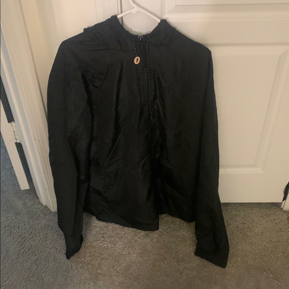 Black Hooded Jacket